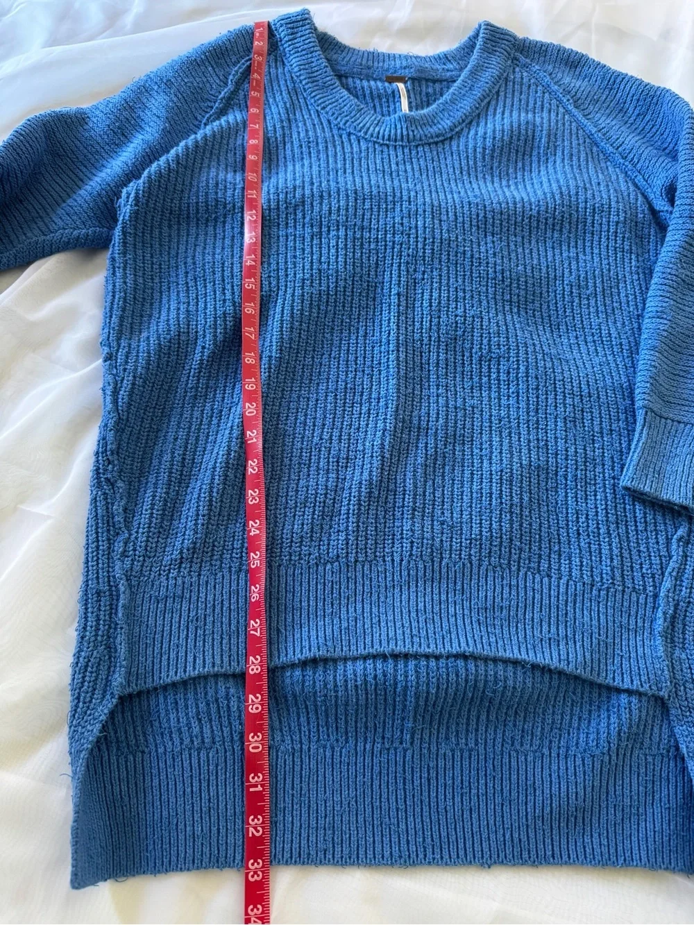 Free People Womens Sunday Scoop Oversized Hi-Low Tunic Sweater Size XS